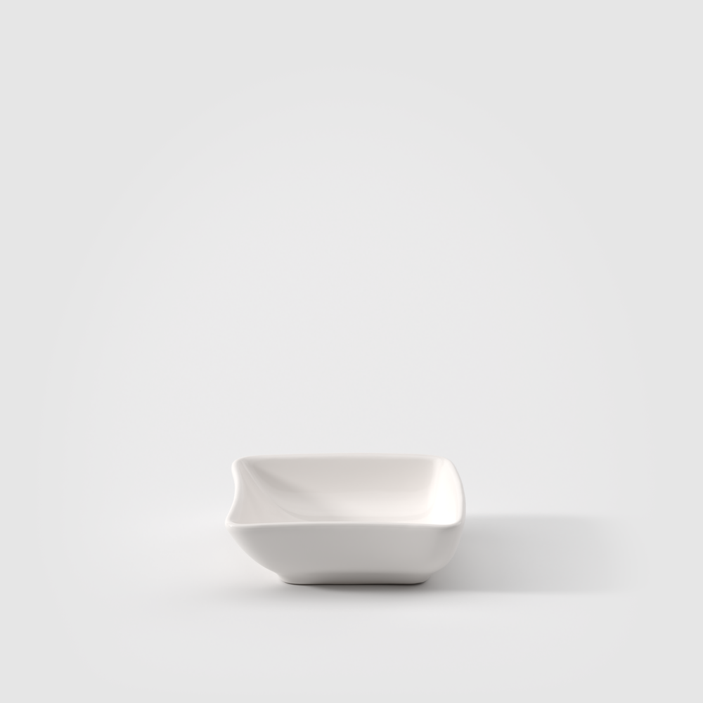 NewWave Dipping bowl - White, 1.4 oz, Premium Porcelain