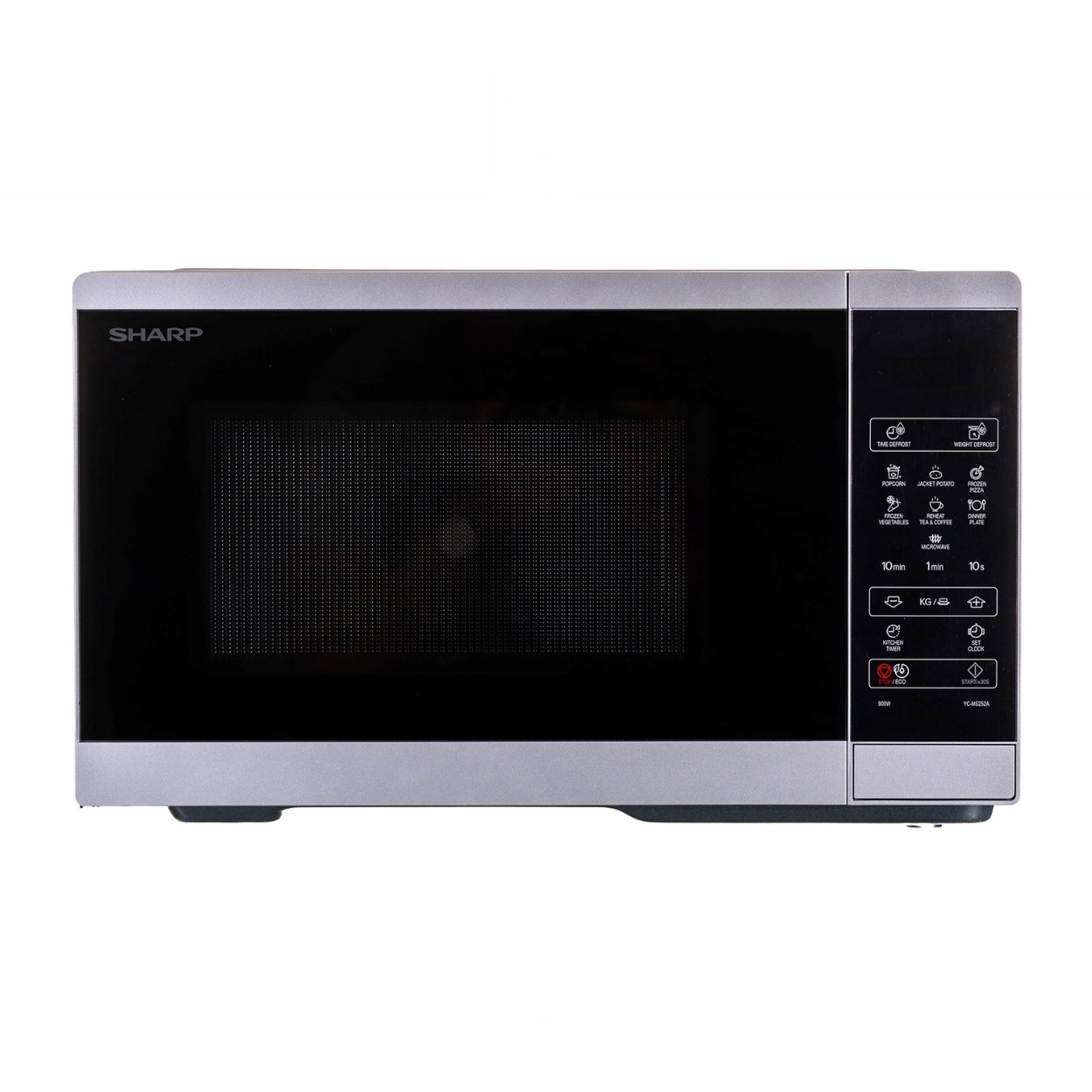 Kuchenka mikrofalowa wolnostojąca SHARP YC-MS252AE-S srebrna 900W 25L
