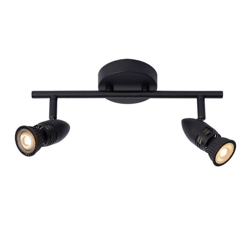 Spot Caro noir GU10 2 x 5 W LUCIDE