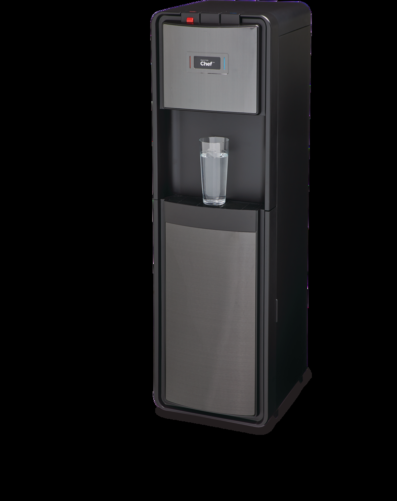 MASTER Chef Bottom Load Water Cooler/Dispenser, 3 Temperatures, Matte Black