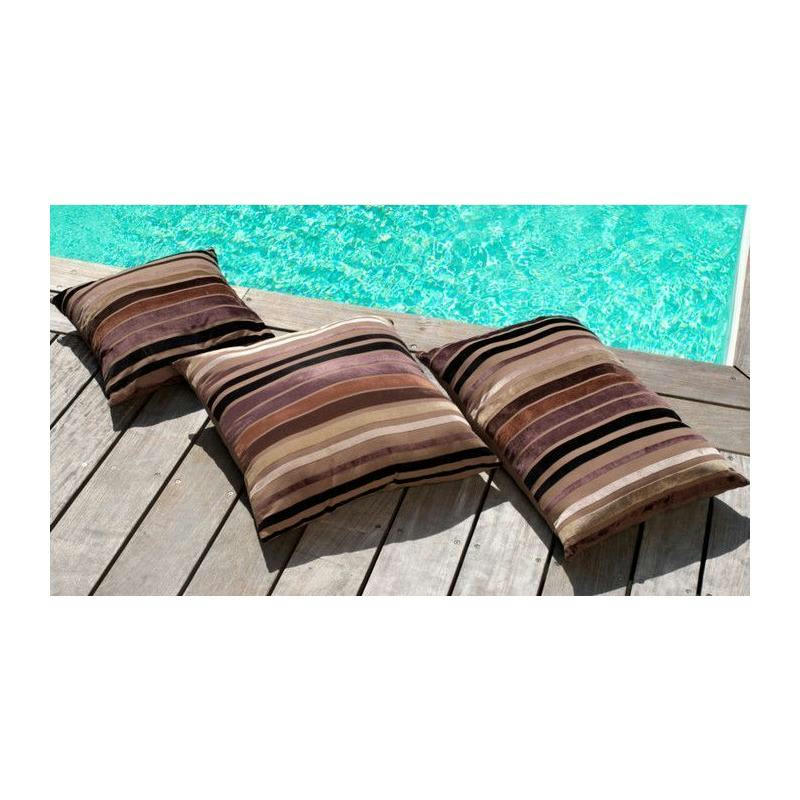 - Coussins déhoussables décor charme en coton (lot de 6)