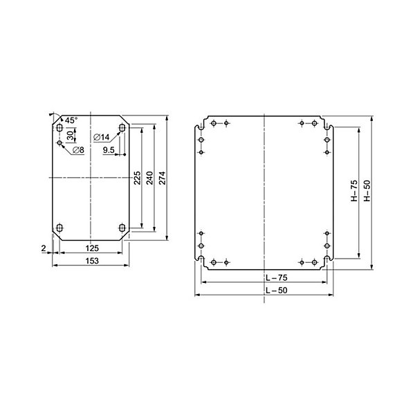 Nsymm106 Plaque De Montage En Acier Galvanisé - Pour Coffret H1000 X L600mm - Schneider Spacial