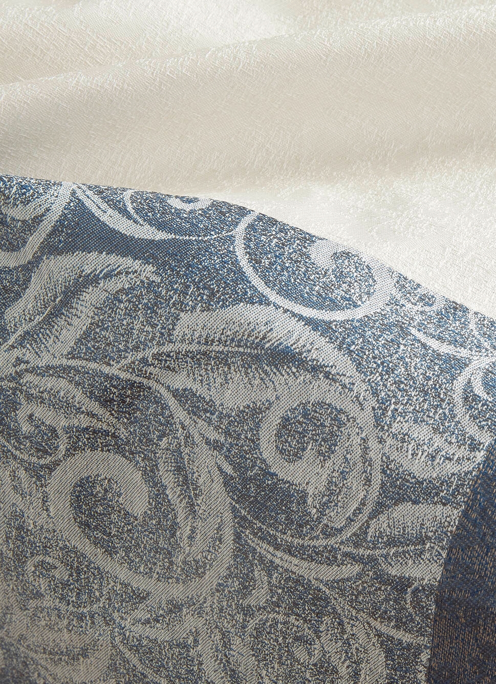 NAPPE JACQUARD EN COTON ENDUIT MULTICOLORE