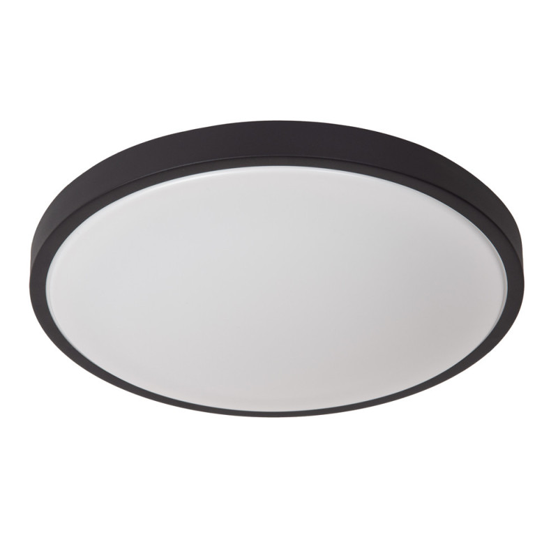Plafonnier Dasher noir IP44 1550 lm 24 W LUCIDE