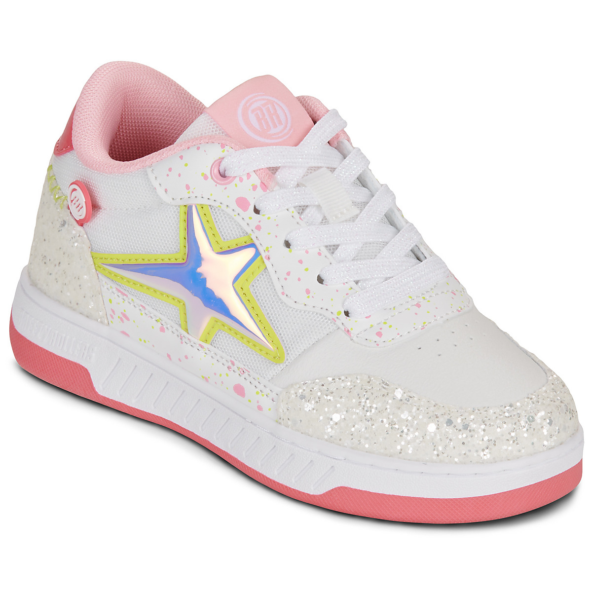 Breezy Rollers - STAR - White / Pink