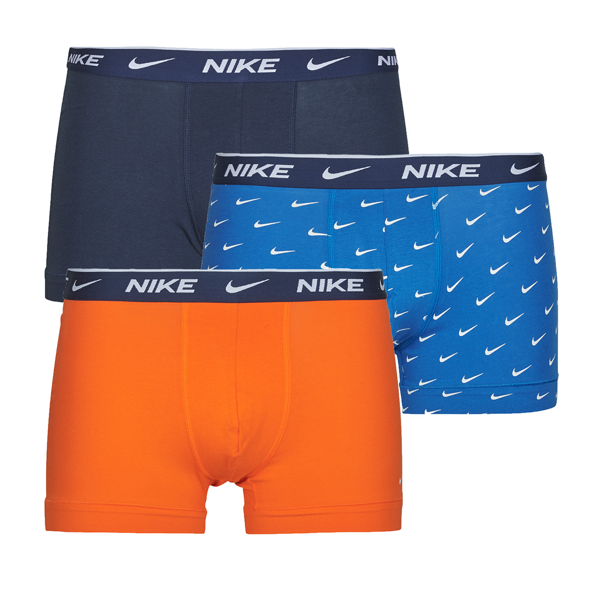 Nike - COTTON TRUNK STRC X3 - Blue / Marine / Orange