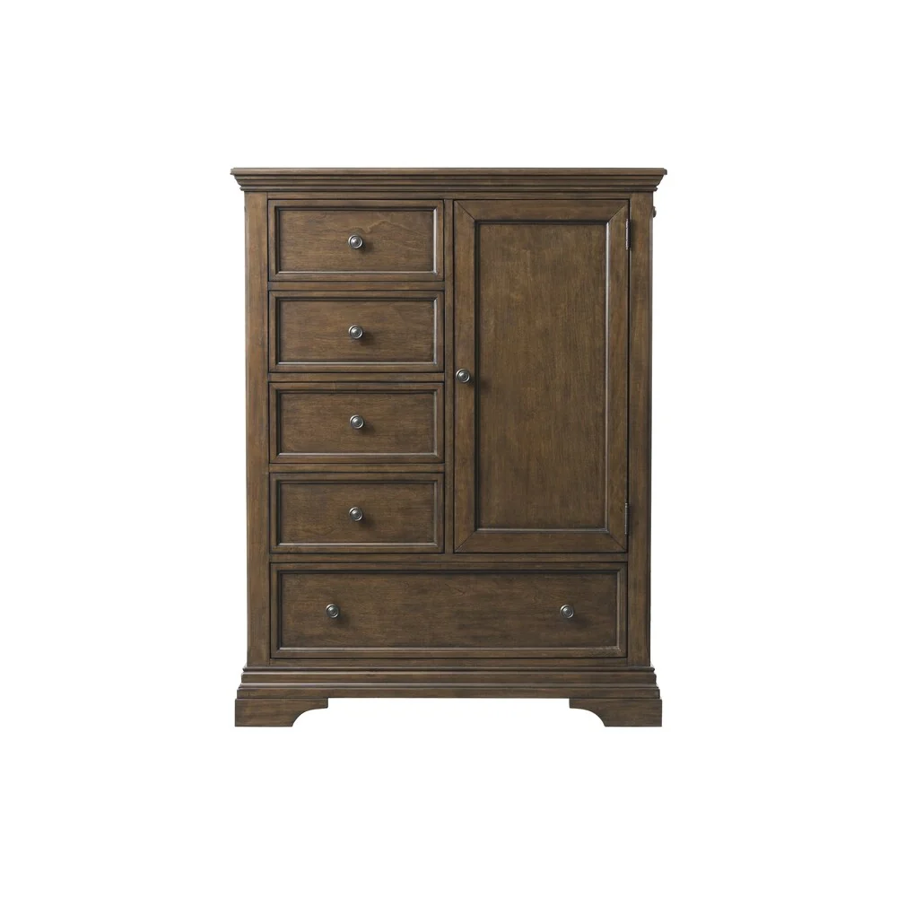 Olivia Brushed Rustic Rosewood Chifforobe
