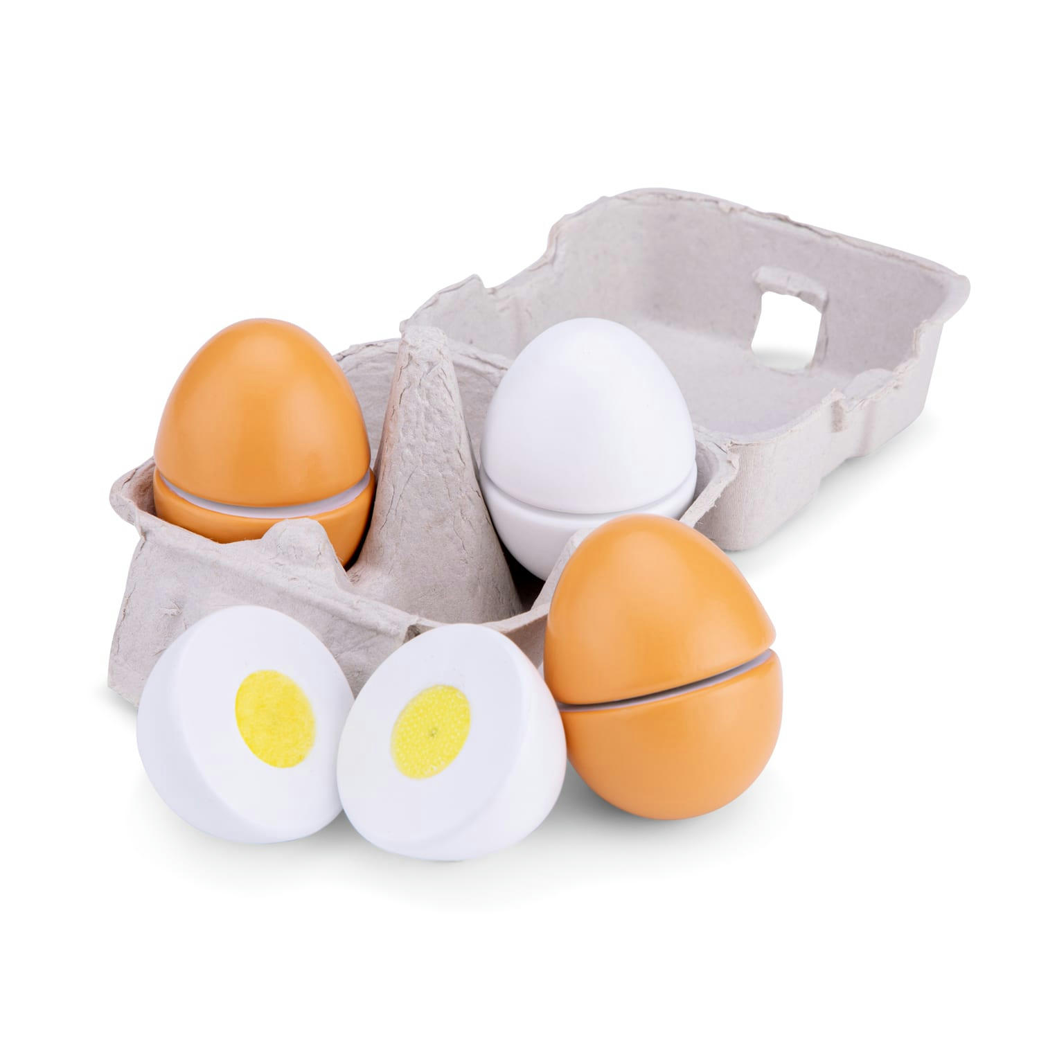 - Oeufs en bois à découper