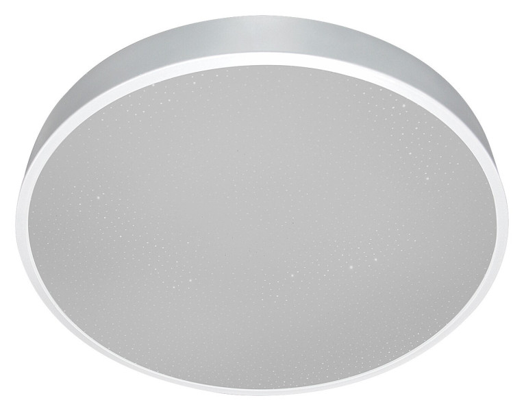 Plafon OCTAV2okrągły srebrno-biały LED 1x24W 40cm 1200lm IP20 Rabalux