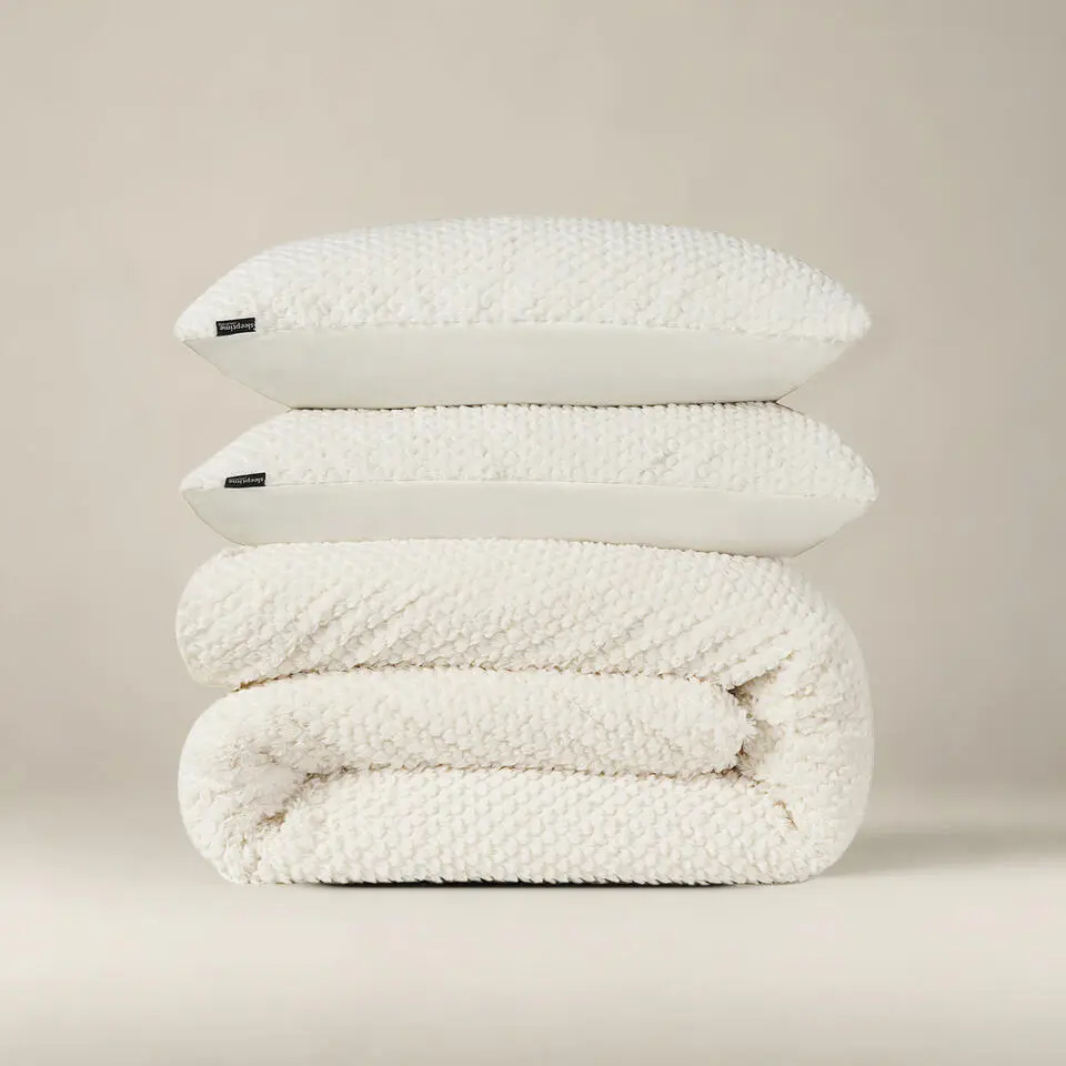 Dekbedovertrek Fur Teddy 140x220 �?Fluweelzacht & Knus Design �?Beige