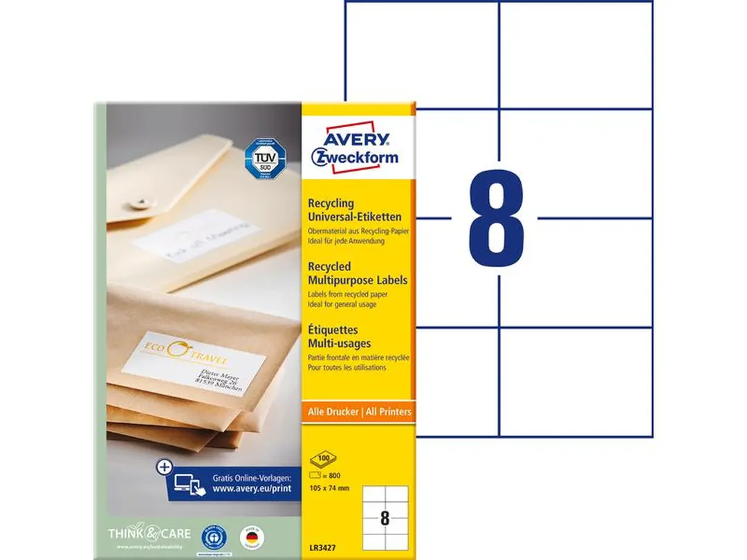Etiketten 100er-Set LR3427