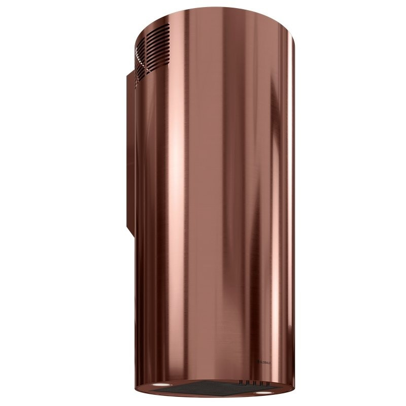 Okap przyścienny GLOBALO LOBELIO 39.1 wine copper 570 m3/h