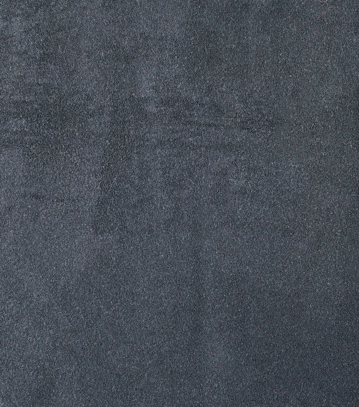 Juicy Couture Black Terry Cloth Fabric