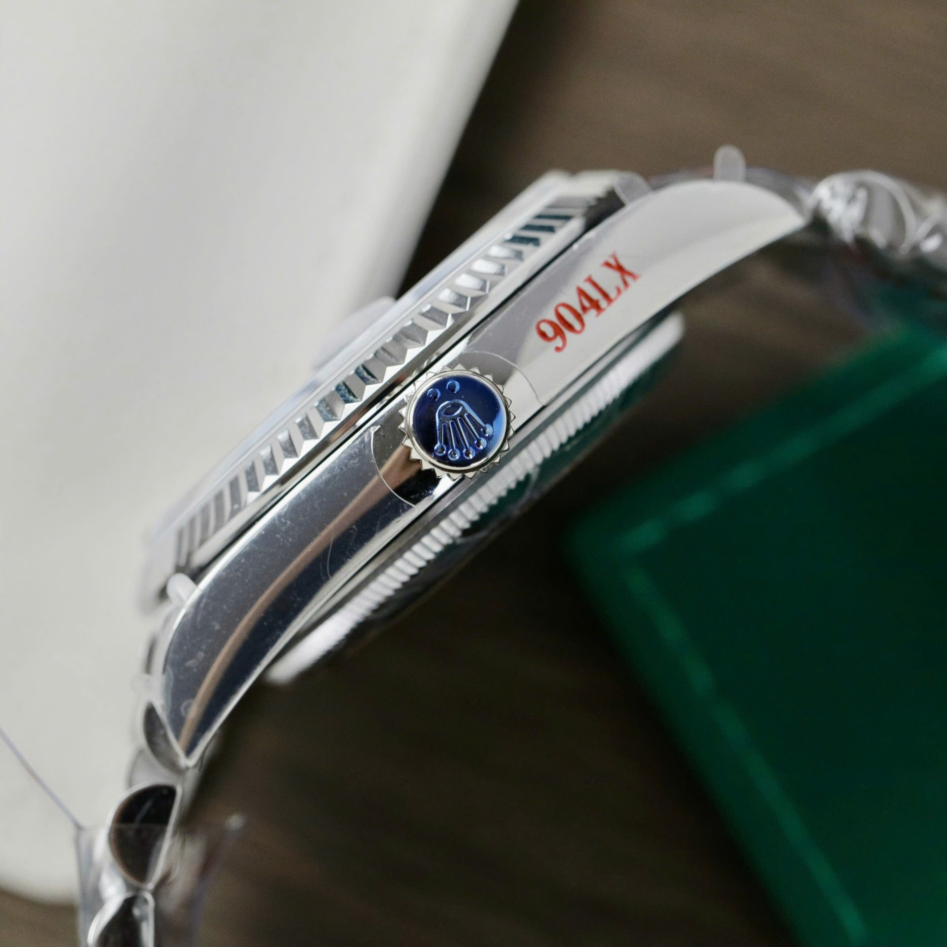 Rolex Day-Date 128239 904L Steel Ombre Blue Dial 36mm Super Clone