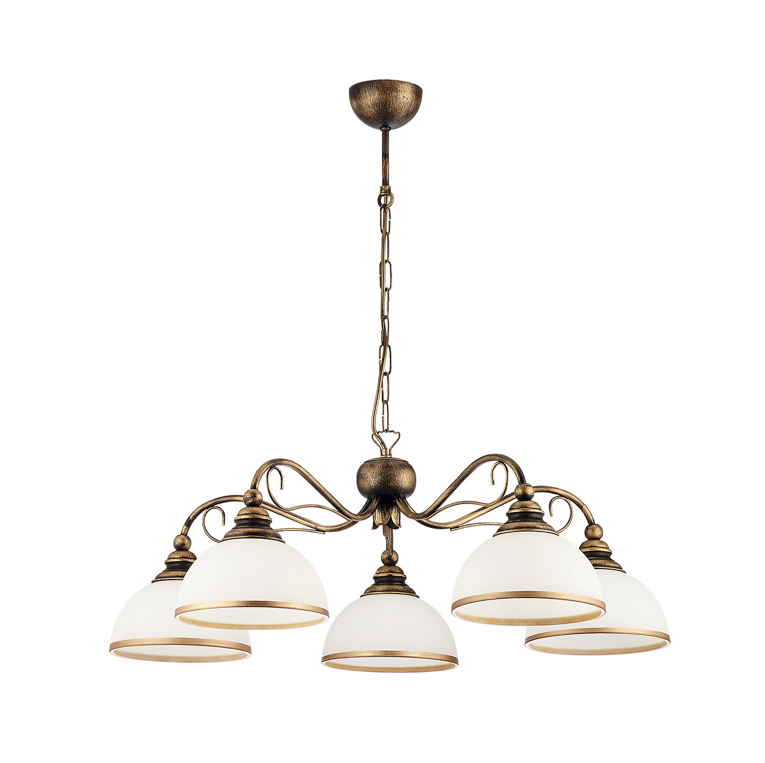 Żyrandol XSARA brąz patyna 5xE27x20W wym:75x74x74cm IP20 Jupiter