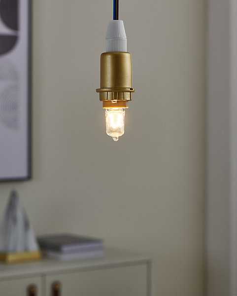 2 ampoules halogène G9 460lm blanc chaud 40W Eglo