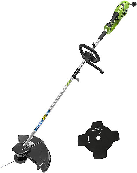 Débroussailleuse à Fil électrique 230V, Moteur électrique 40cm Largeur de Coupe 2mm Fil