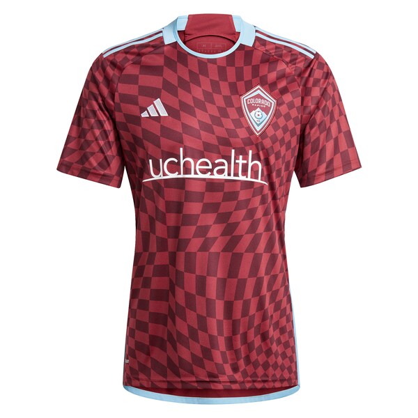 Colorado Rapids adidas 2024 One Flag Kit Replica Custom Jersey - Burgundy