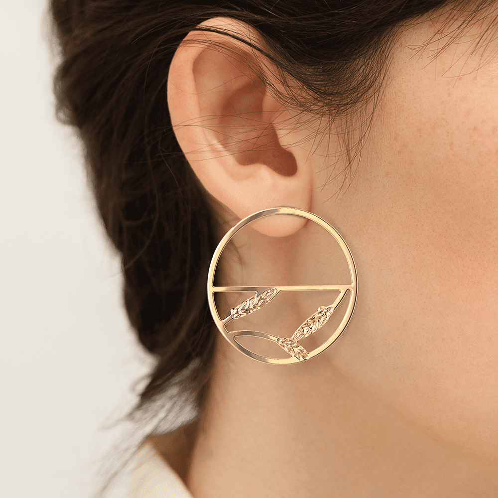 Boucles d'oreilles épis de Blé