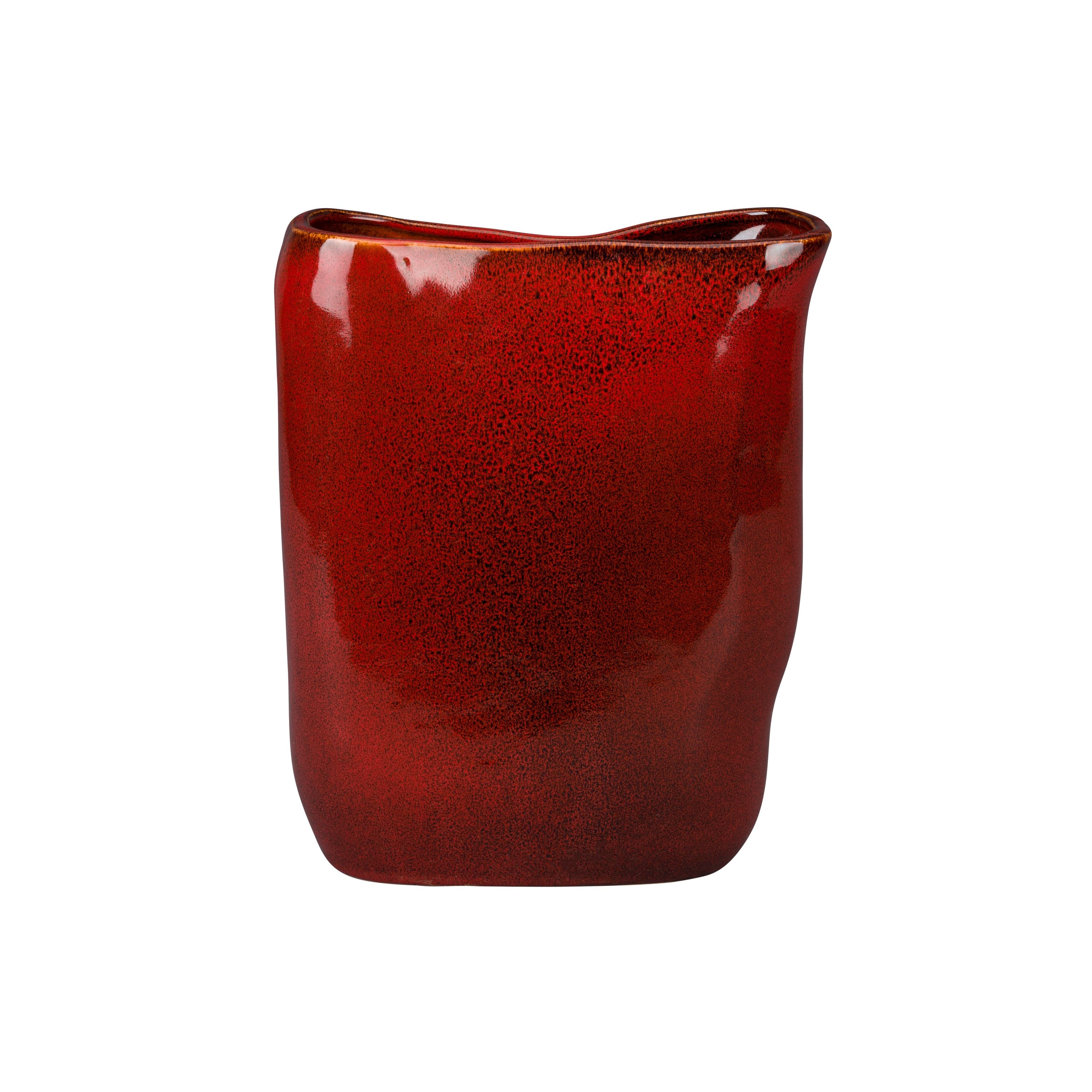 Dutchbone Edna Vaas 24 cm Rood