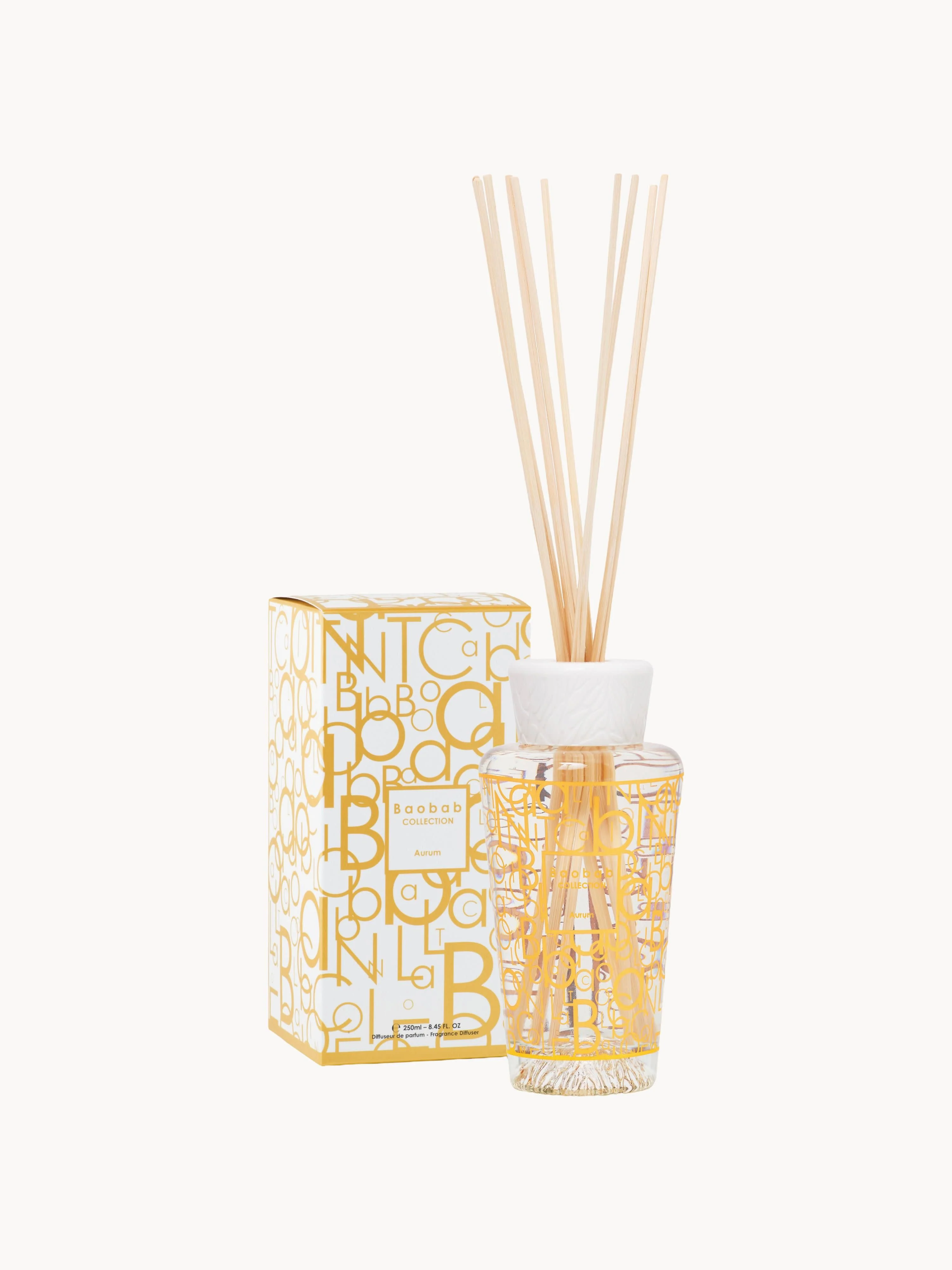 Handgefertigter Diffuser My First Baobab Aurum (Jasmin, Galbanum & Moschus), 250 ml