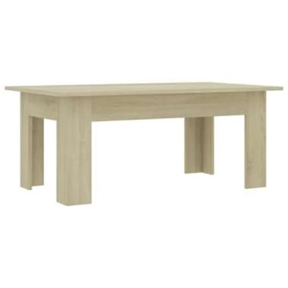 vidaXL - Salontafel - Bruin - Bewerkt hout - 100 x 60 x 42 cm