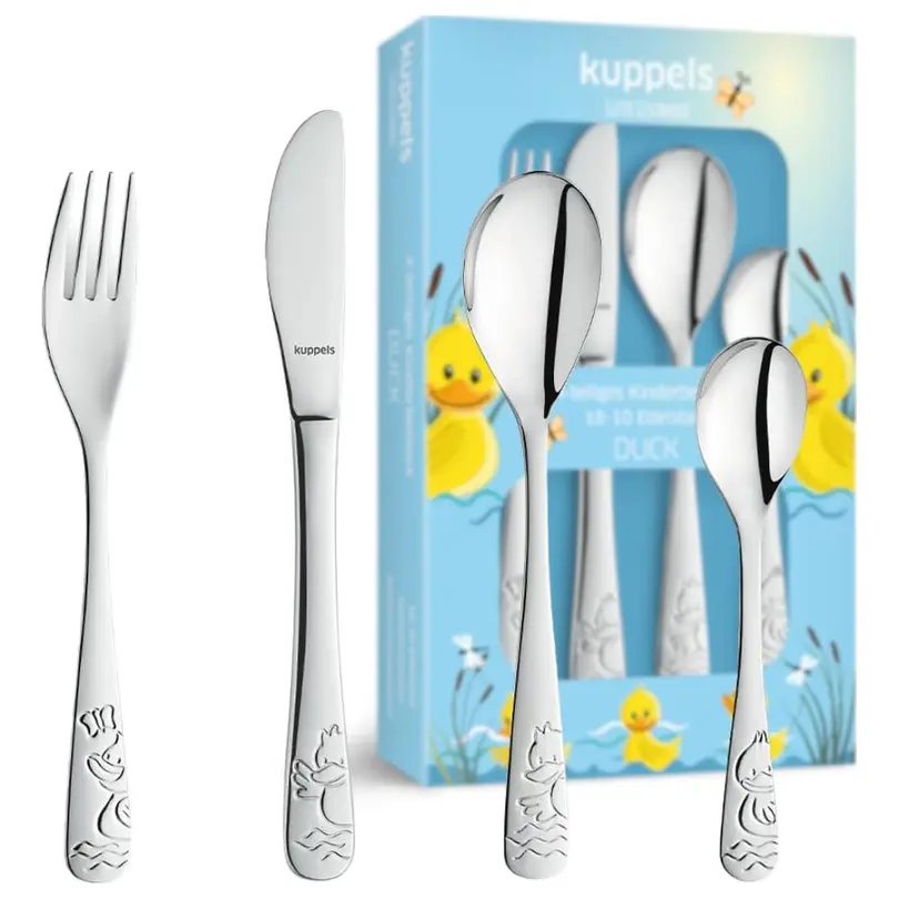 Besteckset 4-teilig Duck
