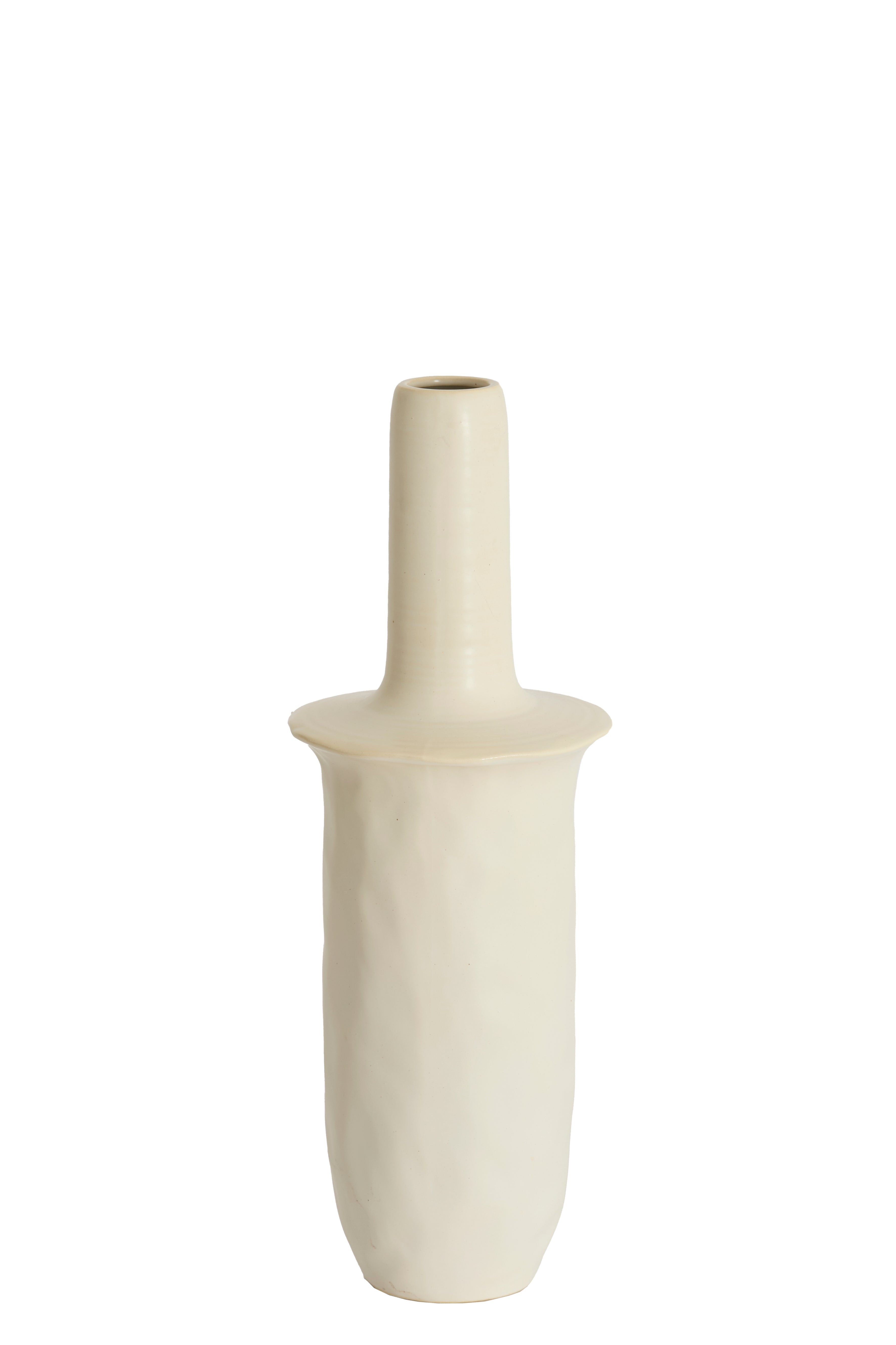 Light & Living vaas SENNES - Ø19.5x56cm - wit