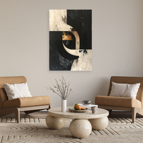 Obraz do salonu sypialni biura hotelu, Abstrakcja geometryczna 20x30