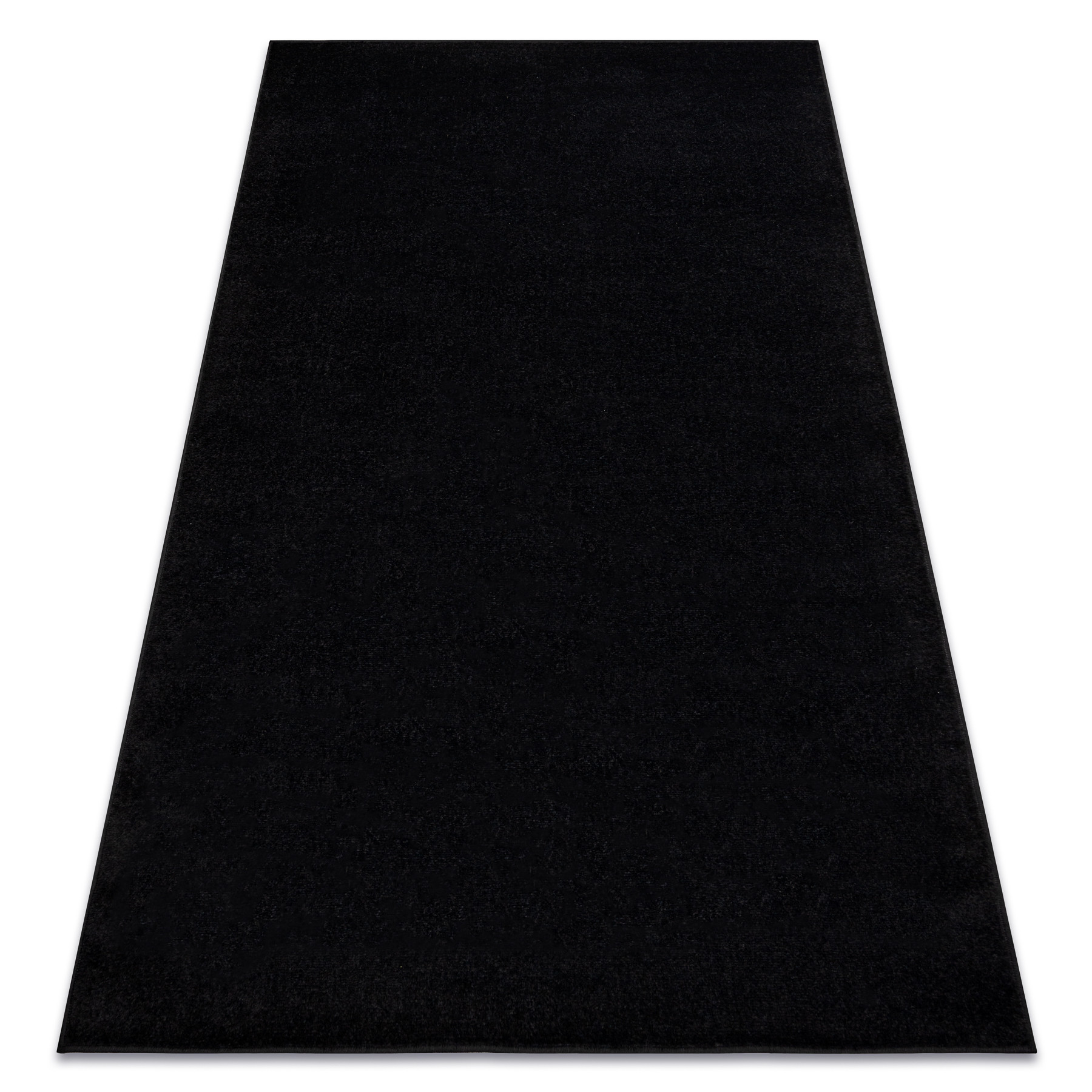 Dywan ETON PLUS czarny jednolity, jednokolorowy, gładki 100x150 cm