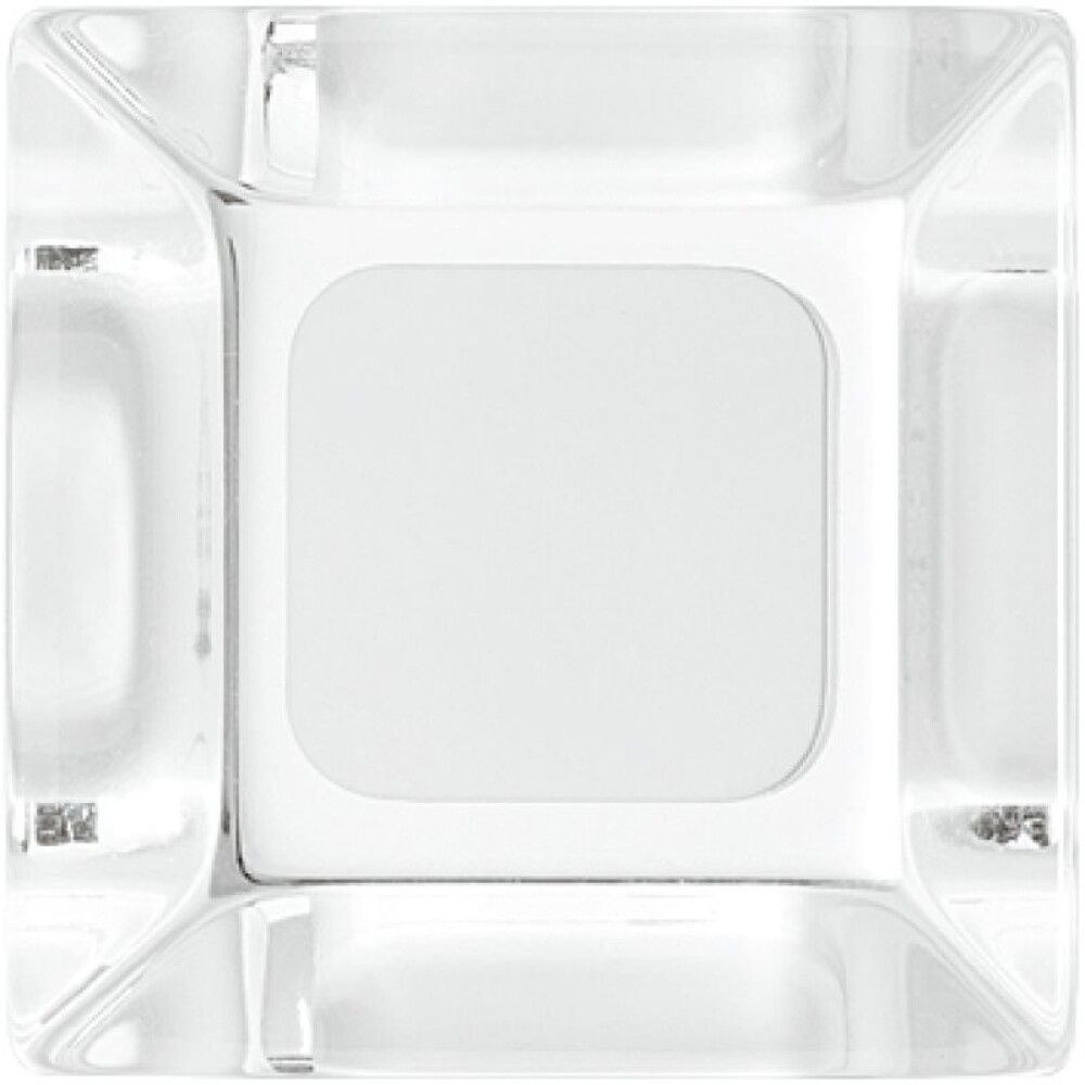 MØBELKNOTT 33X14MM TRANSPARENT HVIT