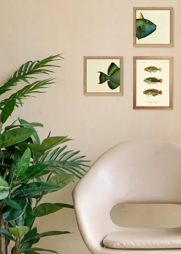 Bild mit Rahmen Botanical