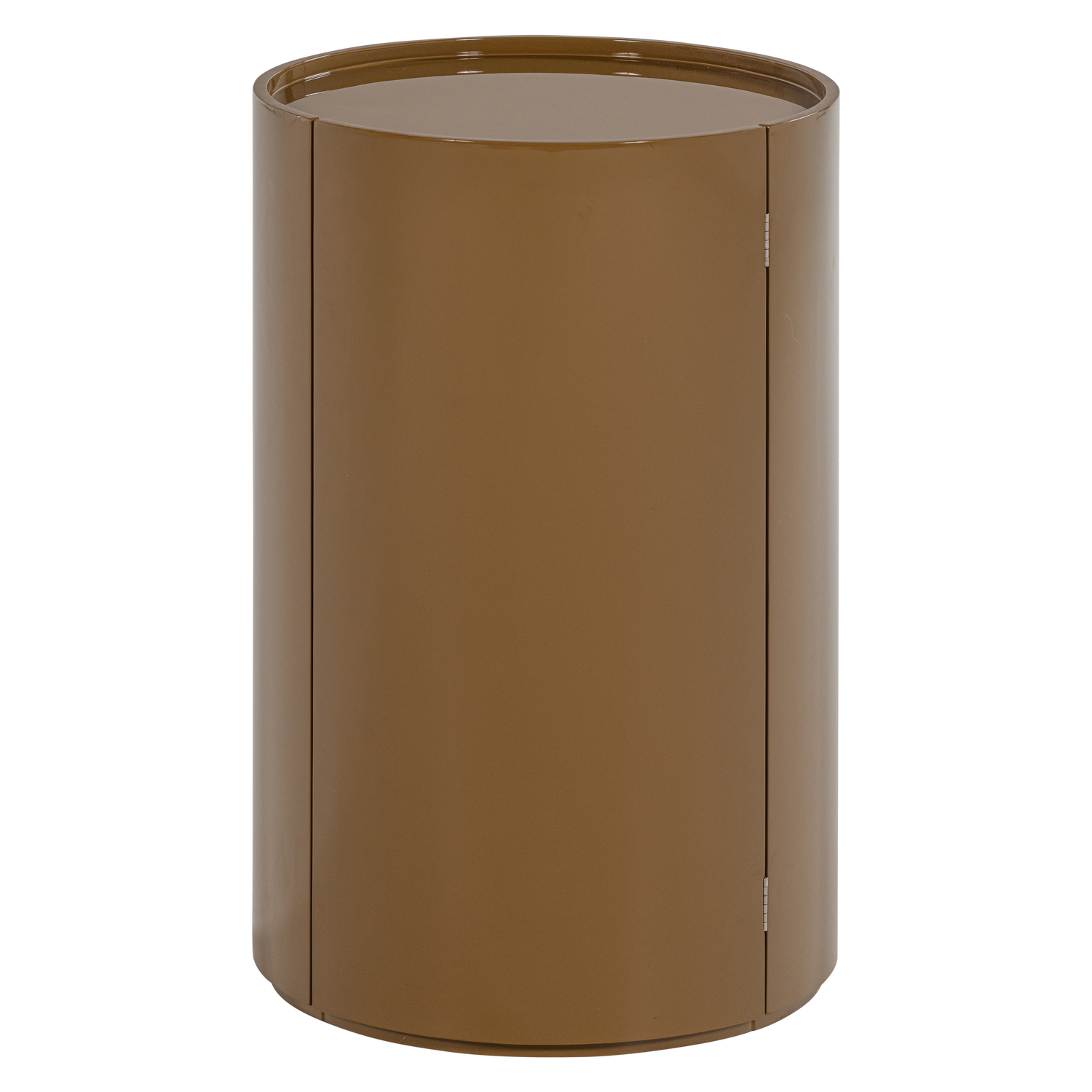 WOOOD ronde kast 72xØ45 cm Sera - Hout - Hoogglans Honinggeel - 72x45x45