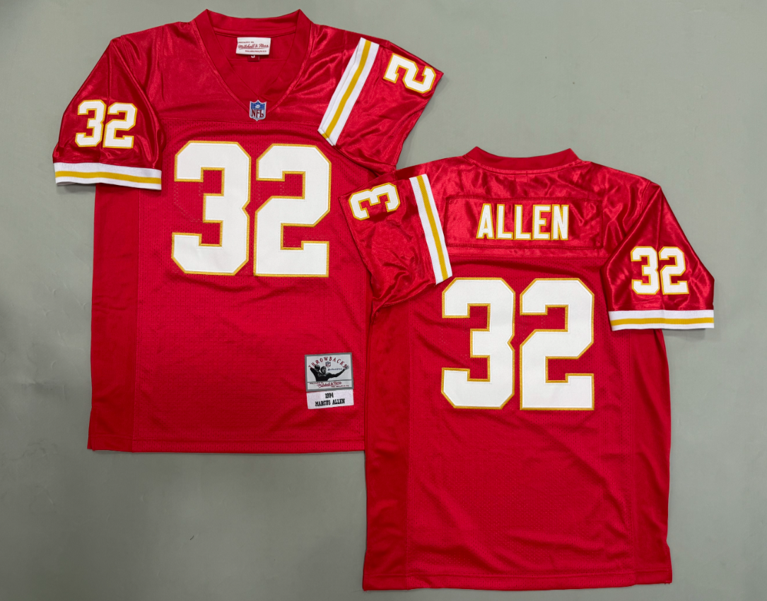 Marcus Allen Kansas City Chiefs Authentic Throwback Retired Player Jersey