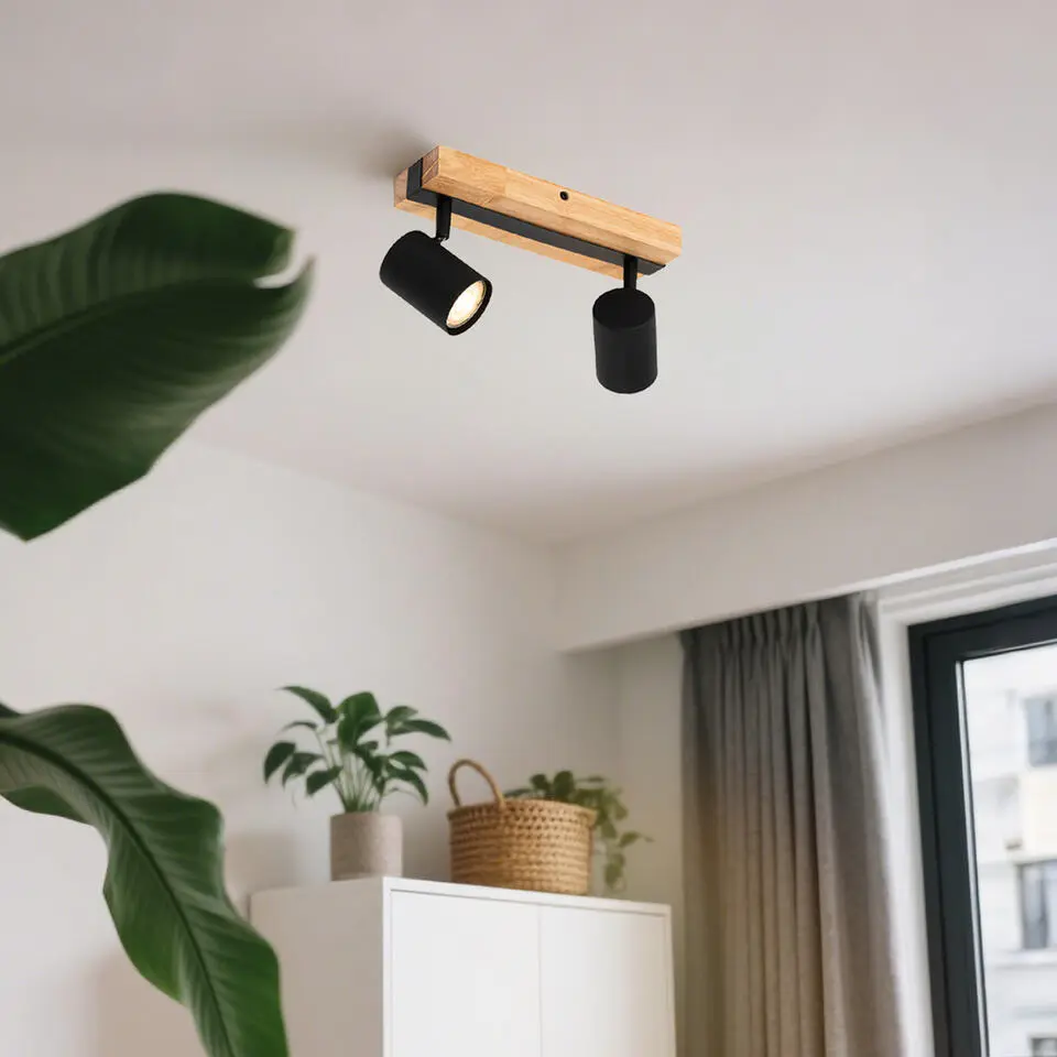 Qazqa verstelbare plafondspot jeana beige gu10