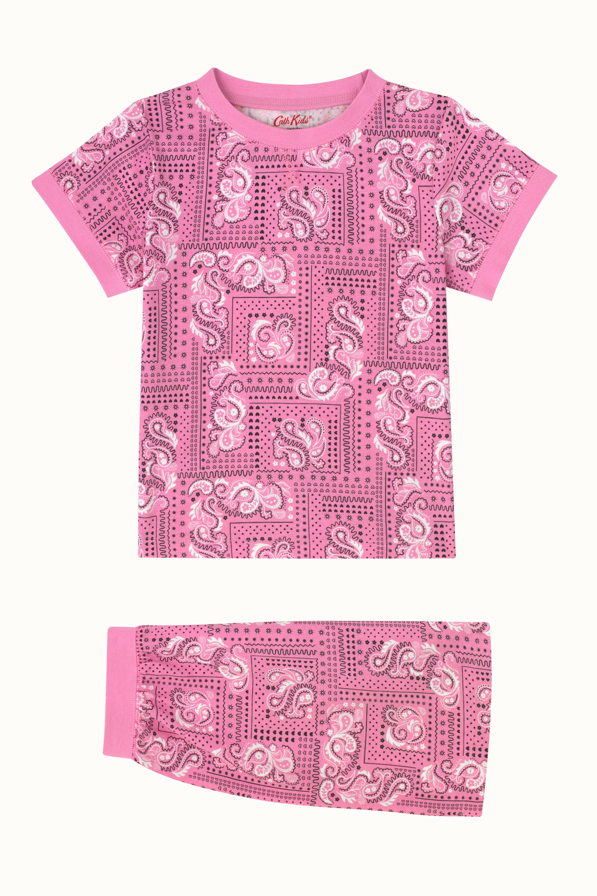 Bandana Short Sleeve Jersey PJ Set (1-12 Years)