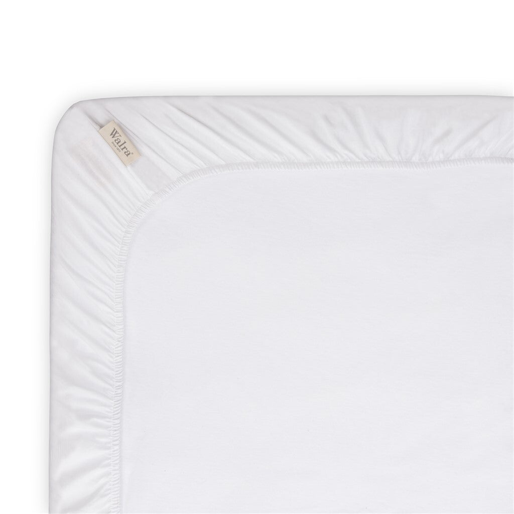 Walra - Hoeslaken Crispy Cotton Topper - 90x200 - Wit