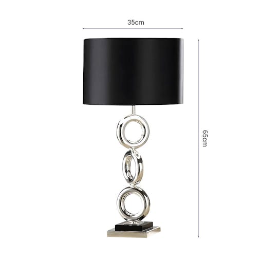 SOGA 2X Simple Industrial Style Table Lamp Metal Base Desk Lamp
