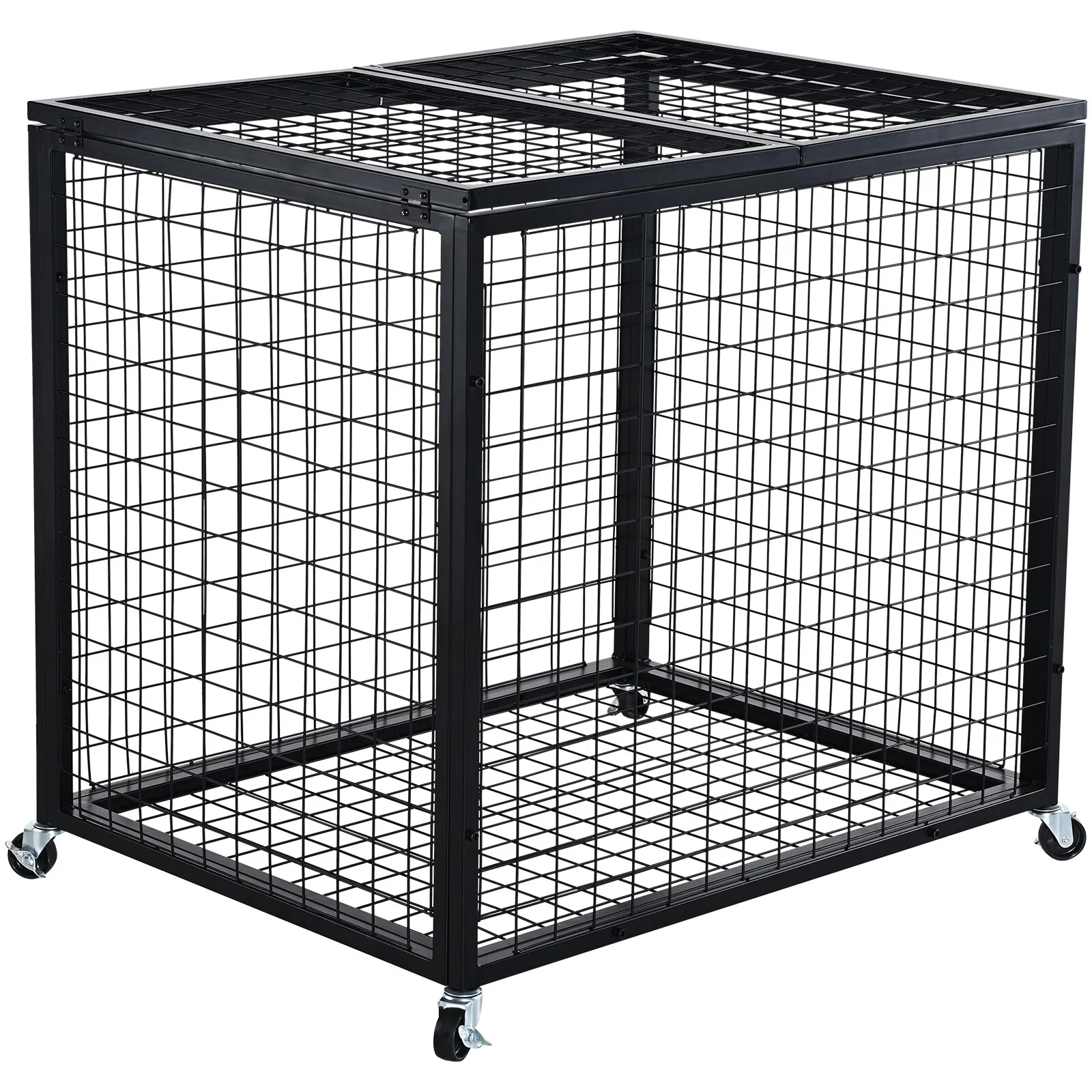 Rolling Sports Ball Storage Cart Steel Storage Rack for Garages, Playgroup, Gym and Schools