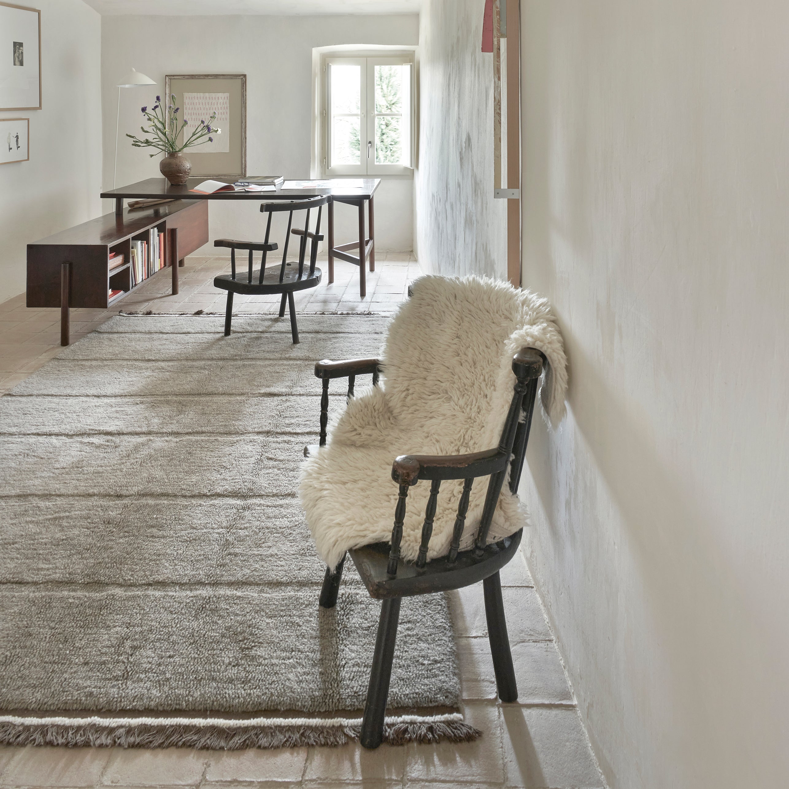 Lorena Canals Steppe Vloerkleed 200 x 300 cm - Sheep Grey