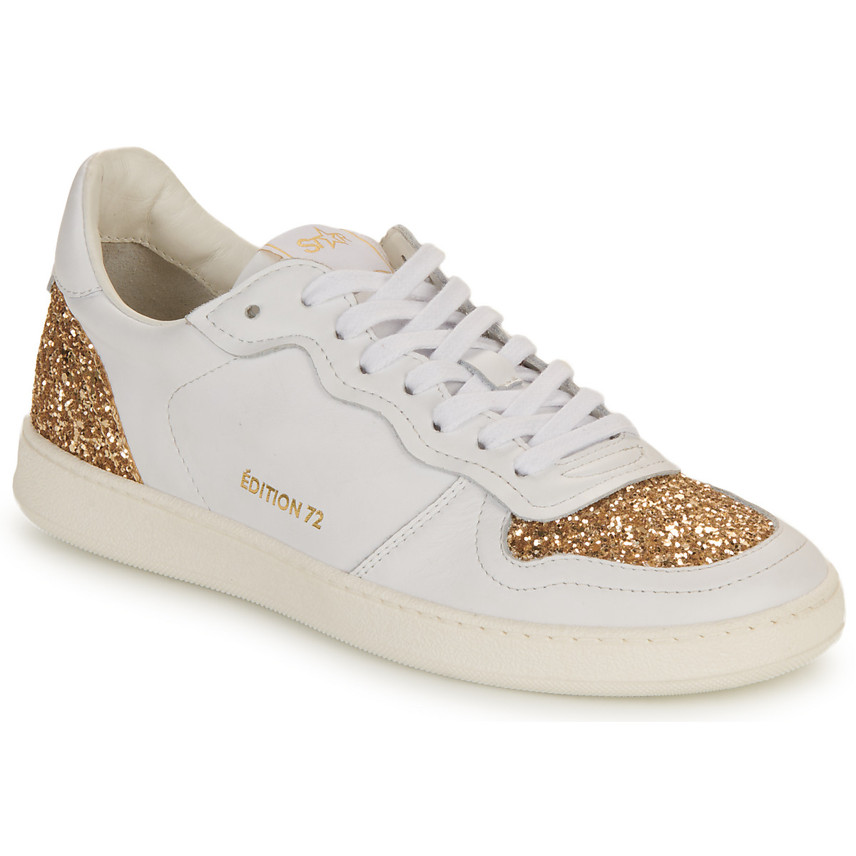 Myma - 7616MY00-CUIR-BLANC-GLIT-PLATINE - White