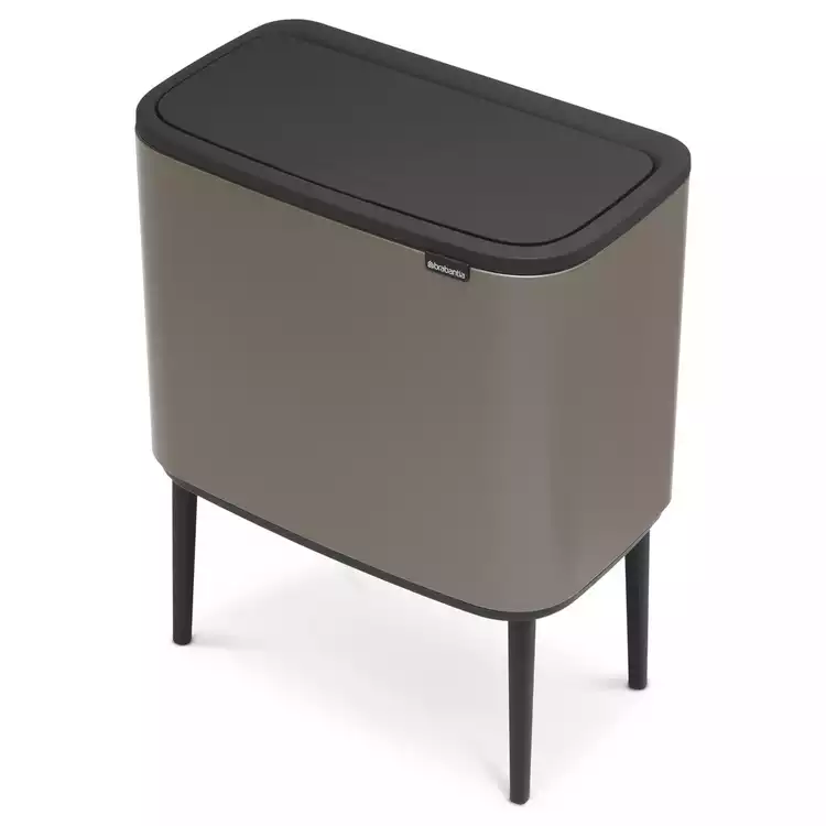 Brabantia Bo 36 Litre Touch Top Bin - Dark Grey