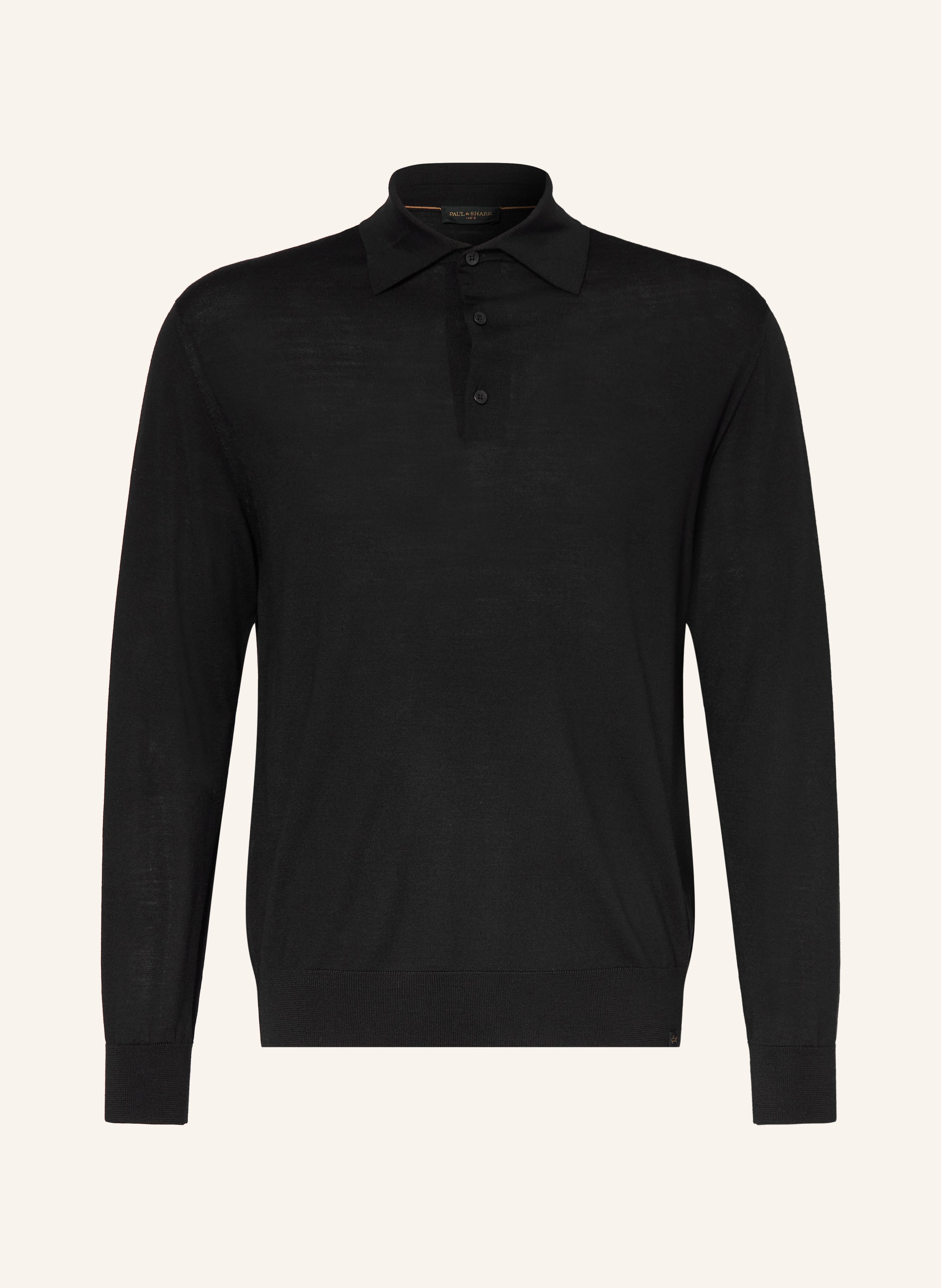 PAUL & SHARK Strick-Poloshirt Regular Fit aus Merinowolle
