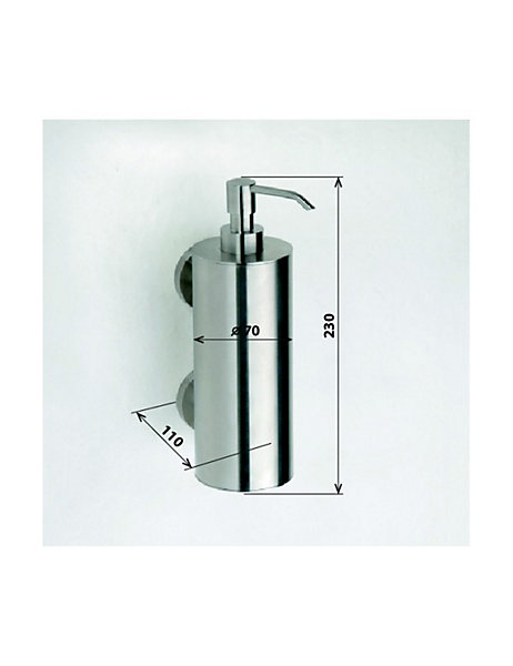 Distributeur de savon liquide NEO en acier inoxydable 150ml