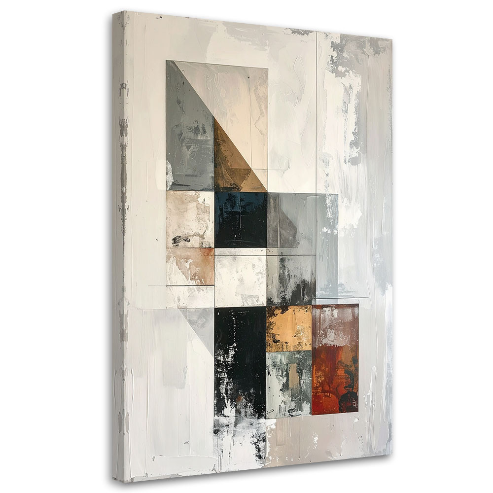 Obraz do salonu biura sypialni, Abstrakcja geometryczna 20x30