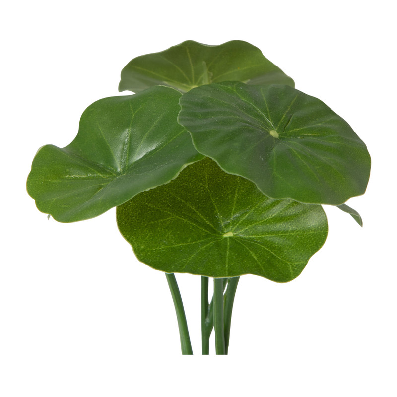 Kunstplant mini pannenkoekenplant - 13 cm