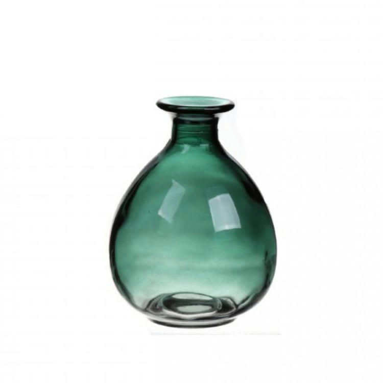 bottle lina - Vase vert H.12cm (Lot de 3)