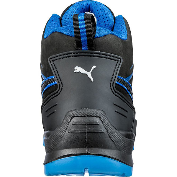 Baskets de sécurité montantes Puma Krypton Blue S3 ESD SRC Noir / Bleu 48