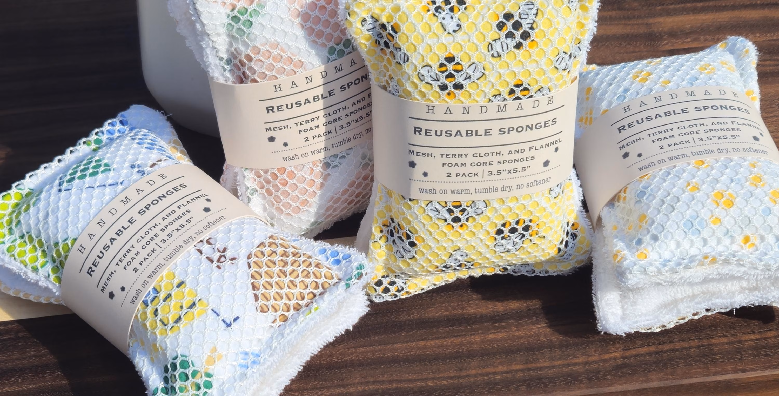 Reusable Sponges, 2pk. 5 Star Reviews