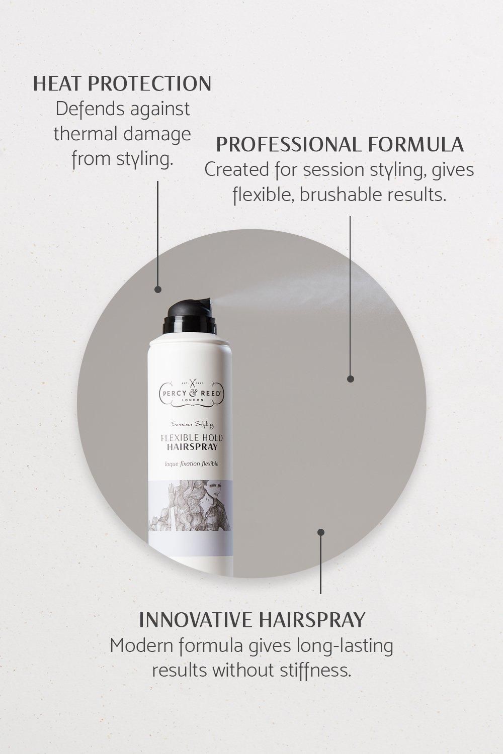 Percy and Reed Session Styling Flexible Hold Hairspray 50ml